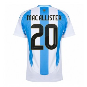 Fotbalové Dres Argentina Alexis Mac Allister #20 Domácí Oblečení Copa America 2024 Krátký Rukáv